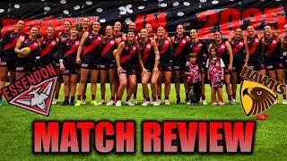 Hawks CRUISE past Bombers in final home game for 2025 (AFLW round 11 review)