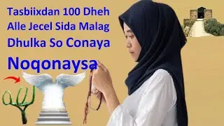 Tasbiix 100 jeer Hadaad Dhahdo noqonayso sida malag Dhulka soconaya Arsaaq meel aadan ka filaneyn
