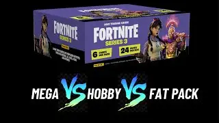 Fortnite Trading Cards Series 3 - Mega vs Hobby vs Blaster vs Fat Pack vs Gravity Feed Boxes