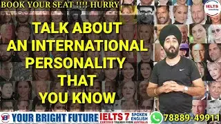 Famous Personality From A Different Country | latest Ielts Cue Card | Sample By Mr. Ramandeep