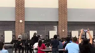 Gloria Aleluya.  SFMS Band. Cleveland Texas. 11/08/24.