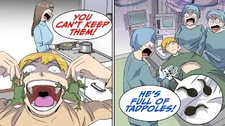 I caught two frogs so I took them home… [Manga Dub]