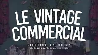 1993 Vintage VHS Lighting Commercial (January Clearance Sale)