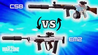 EM2 vs C58 in Warzone Season 5 | In-Depth Statistics with Best Class Setups