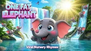 Indian Nursery Rhymes In English | One Fat Elephant | Nursery Rhyme for Kids 🐘🎉 Sing Along & Dance! 