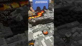 National Geographic LEGO Volcano #nationalgeographic #volcano #legodisplay #lava #legobuild #lego