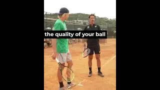 🔥 Patrick Mouratoglou working on the deep ball reception 🎾💥 #Tennis #Training #PatrickMouratoglou