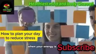 How to plan your Day to reduce stress #motivation #stressrelief #mentalhealth