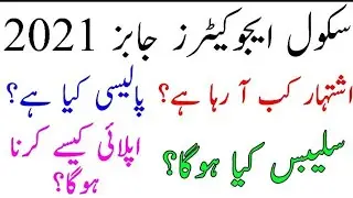 Educators Jobs Add 2021 And Policy | PPSC Educators Advertisement | Educators Jobs Syllabus 2021 |