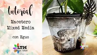 Macetero Mixed Media con Eguz
