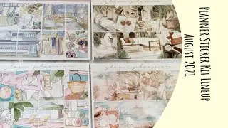 Planner Sticker Kit Lineup || August 2021