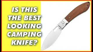 IS THIS THE BEST LOOKING CAMPING KNIFE? CJRB Sasaya Folding Pocket Knife with Wood Handle
