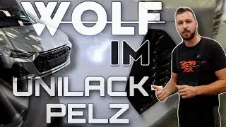 WOLF IM UNILACK-PELZ ! Anspruchsvollster H&ouml;llen-Lack + Ritzen, Kanten, Spoiler am AUDI RS6 Monster