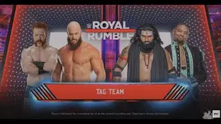 WWE 2K24 Sheamus & Braun Strowman vs. Veer Mahaan & Angelo Dawkins