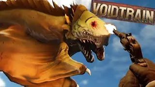 WE GET ATTACKED BY A GIANT FLYING SHARK!! - Voidtrain