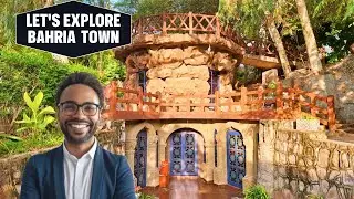Bahria Town Road Tour On Bike | Main Boulevard to Safari Villa 1 | Hidden Park Revealed 🌿