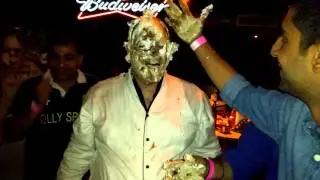 Cake destruction.......too funny