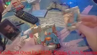 Cradboard Quest Ep 110 DC Playing Cards Superman