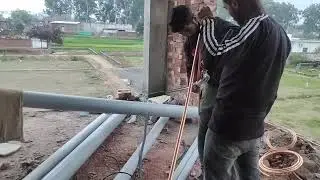 concealed duct laying for AC