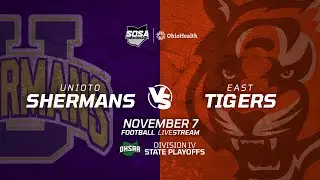 PLAYOFF FOOTBALL: Columbus East Tigers at Unioto Shermans