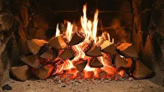 🔥 Red Fireplace Sleep Sounds | Calm & Cozy Night Ambience