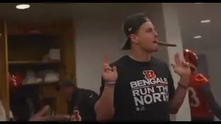 Joe Burrow Dancing With a Cigar
