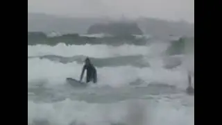 como coger olas en somo