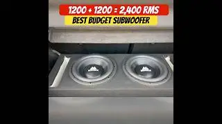 Best budget subwoofer for car! 1200 rms subwoofer #michigan #subwoofer #woofer #caraudio #bass #car