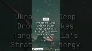 Ukraine's Deep Drone Strikes Target Russia's Strategic Energy and Military Sites.#facts #shorts