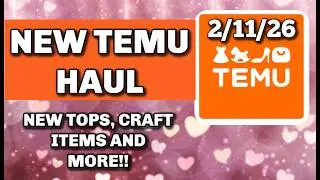 NEW TEMU HAUL 2/11/26