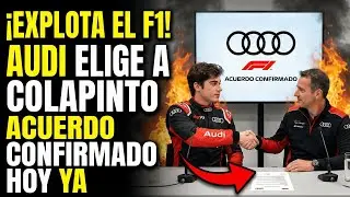 ⚠️⚡ ¡EXPLOTA EL F1! AUDI ELIGE A COLAPINTO TRAS SU ALTO RENDIMIENTO: ACUERDO CONFIRMADO HOY YA