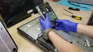 How to remove hard drive and RAM on Dell Inspiron One 2020. 4K UHD