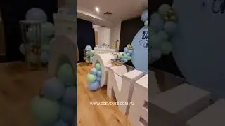 Boss Baby themed birthday party decorations
