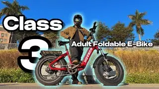 Class 3 Adult Foldable Electric Bicycle----HovBeta #hovsco #hovsco ebike #folding ebike