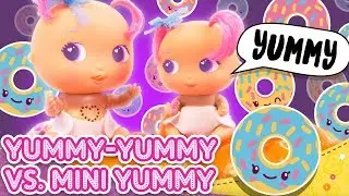 Yumi-Yummy vs. Mini-Yummy 🍩🍊 &iquest;Podr&aacute; comer m&aacute;s que su hermanita MINI-BELLIE?
