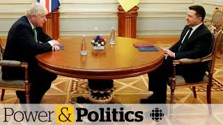 U.K. prime minister meets with Ukrainian president in Kyiv amid soaring tensions with Russia