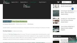 Introducing The Clear Evidence