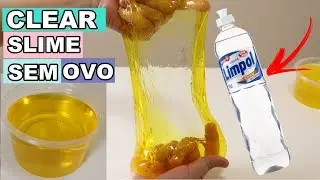 COMO FAZER  SLIME DE DETERGENTE SEM OVO por LIVIA STURNIK