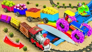 DIY tractor safety bridge for train science project | @H1farming #bridge