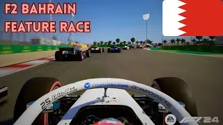 F2 Bahrain Feature Race | Full Race Gameplay | F1 24 Career Mode &ndash; No Cuts!