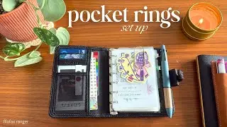 2026 pocket rings planner set up ✸ filofax ranger flip through