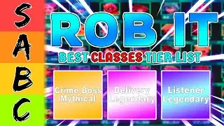 Рейтинг классов для игры Roblox Rob It (январь 2026 г.) | Лучший босс S-уровня и курьер!