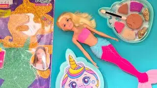 ASMR | Disney Mattel Doll Set Unboxing 👑 | DIY Barbie Ideas, Wig, Dress | Fashion Disney Princesa ✨