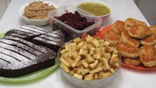 ПОСТНОЕ МЕНЮ для Всех! Что мы едим в пост: Завтрак Обед Ужин и Десерт