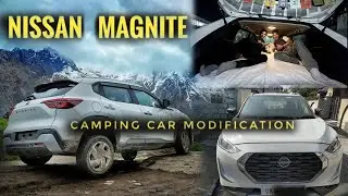 Magnite camping bed modified / camping car modification