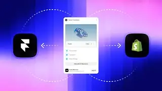 How To Connect Framer With Shopify In Minutes! | Framer Commerce
