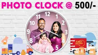Save Memories with Personalized Wall Clocks! Creatively Customise Your Photo Wall Clock Today?