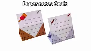 How to make Origami notes Craft for Table | Easy Paper craft Miniature notes DIY