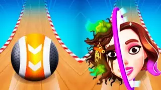 Sky Ball Jump vs Make Her Up - Run Games Gameplay (Android/iOS)