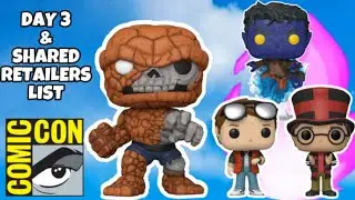 Funko Pop Reveals For SDCC Day 3 & Shared Retailers List‼️